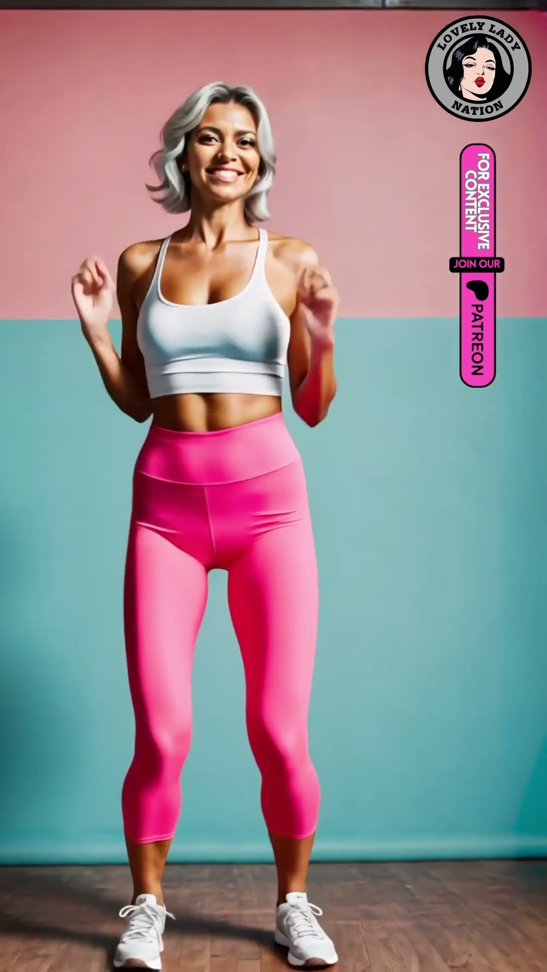 Retro gym outfits bring so much joy Vol.3 #retrogym #aifashionmodel